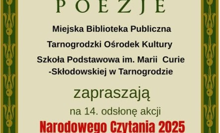 Narodowe Czytanie 2025
