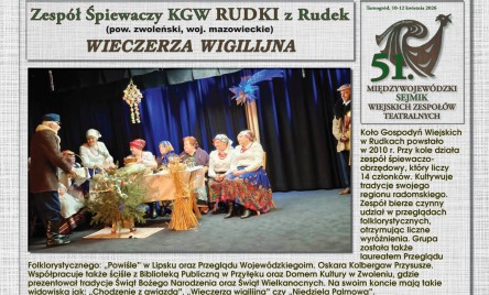 51. MIĘDZYWOJEWÓDZKI SEJMIK WIEJSKICH ZESPOŁÓW TEATRALNYCH-PROGRAM