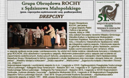 51. MIĘDZYWOJEWÓDZKI SEJMIK WIEJSKICH ZESPOŁÓW TEATRALNYCH-PROGRAM