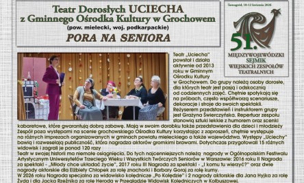 51. MIĘDZYWOJEWÓDZKI SEJMIK WIEJSKICH ZESPOŁÓW TEATRALNYCH-PROGRAM
